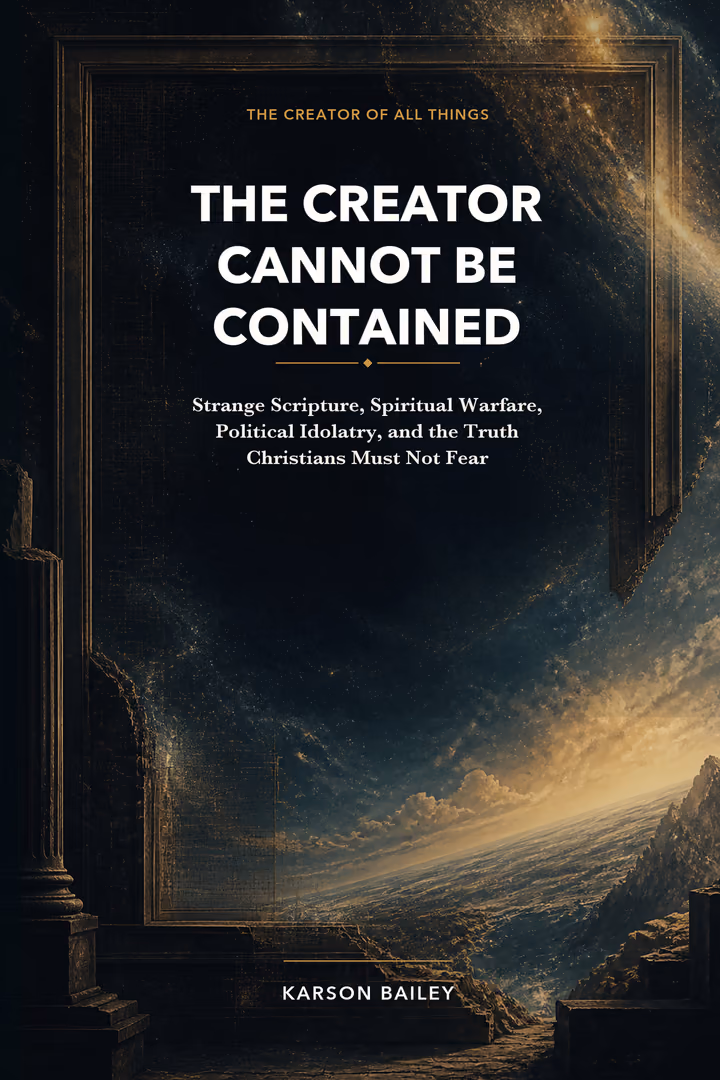 Cover of The Creator Cannot Be Contained by Karson Bailey